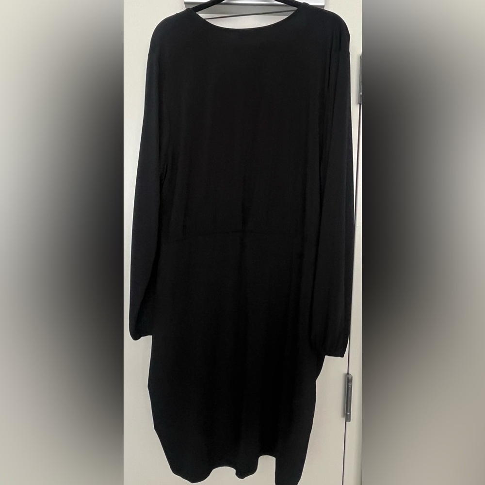 Plus Size INTEMPO Wrap Mini Dress with Tie - Picture 7 of 8